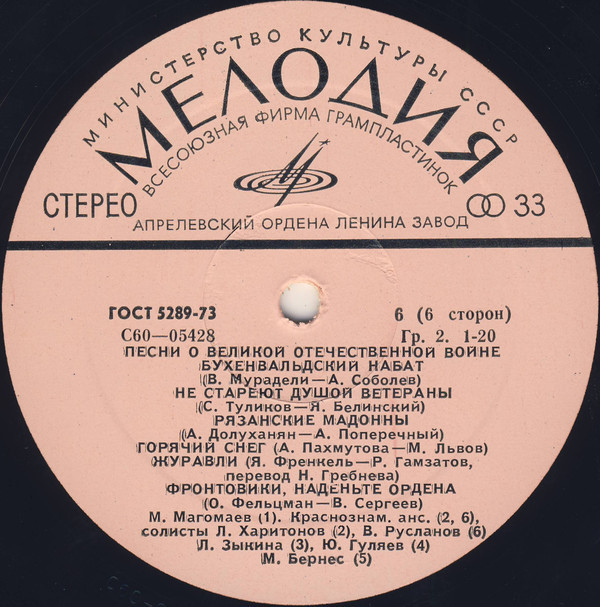 Песни Великой Отечественной войны
