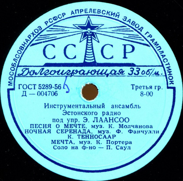 ЭСТОНСКИЕ АРТИСТЫ ЭСТРАДЫ