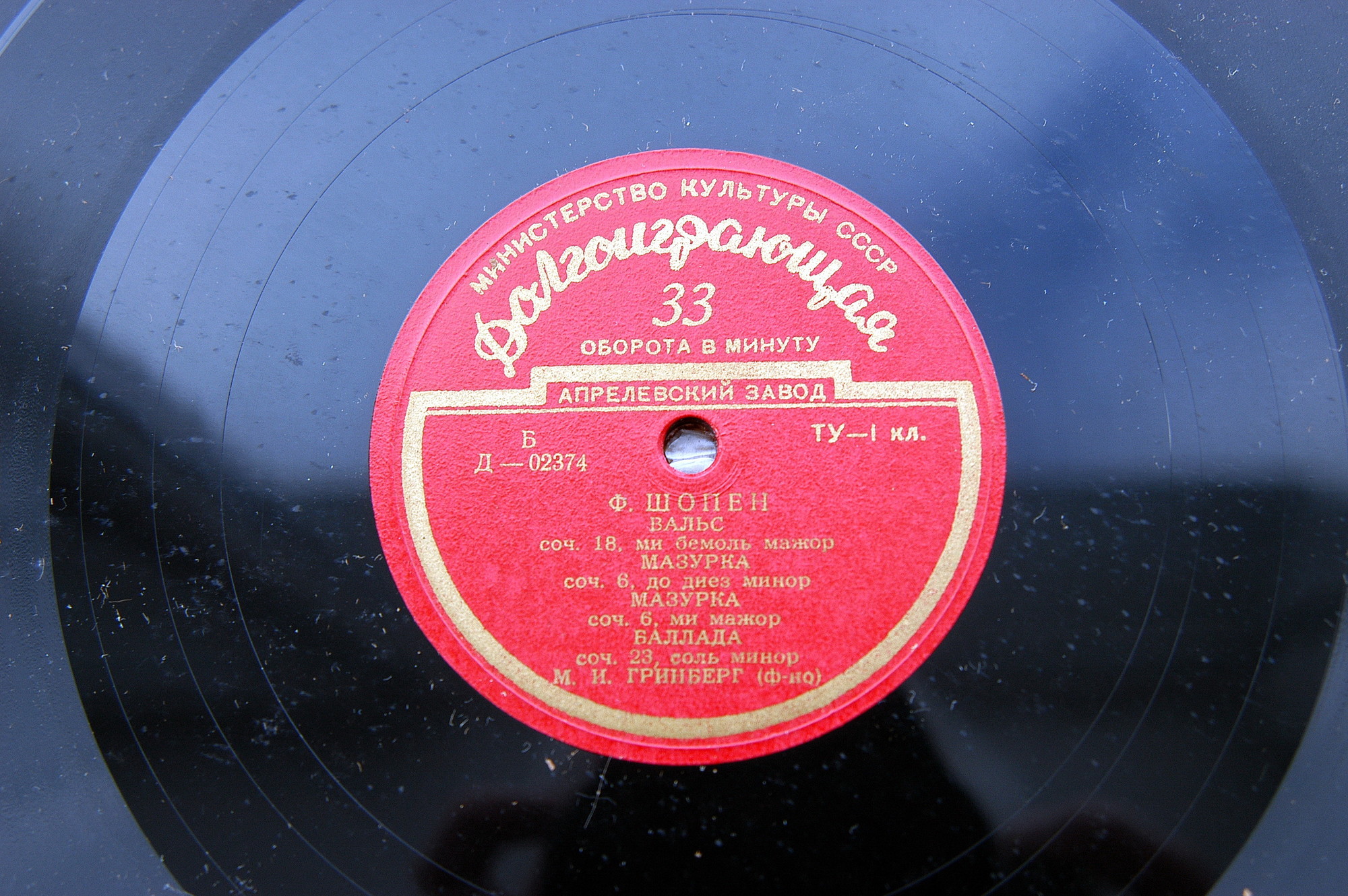 Ф. Шопен, Ф. Лист. Играет М. Гринберг (ф-но)