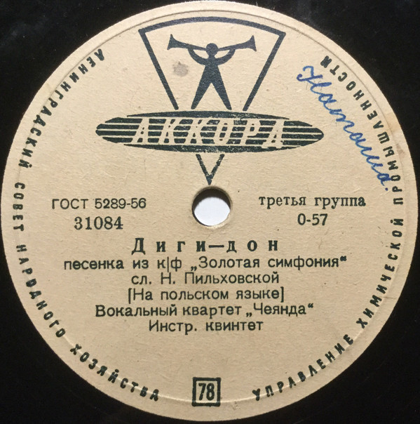 Вокальный квартет «Чеянда» — Диги-дон / Капитан