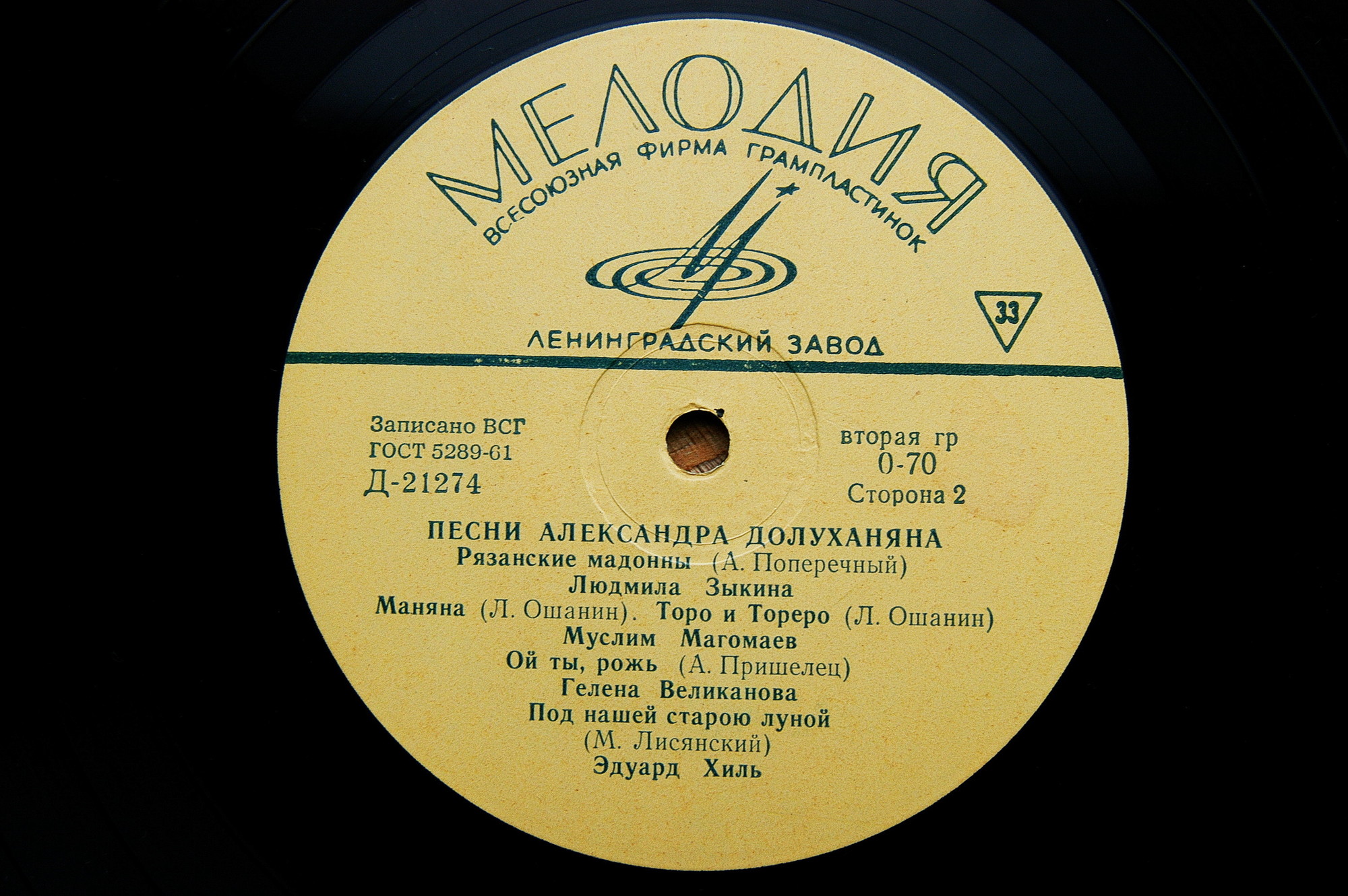 Песни Александра Долуханяна