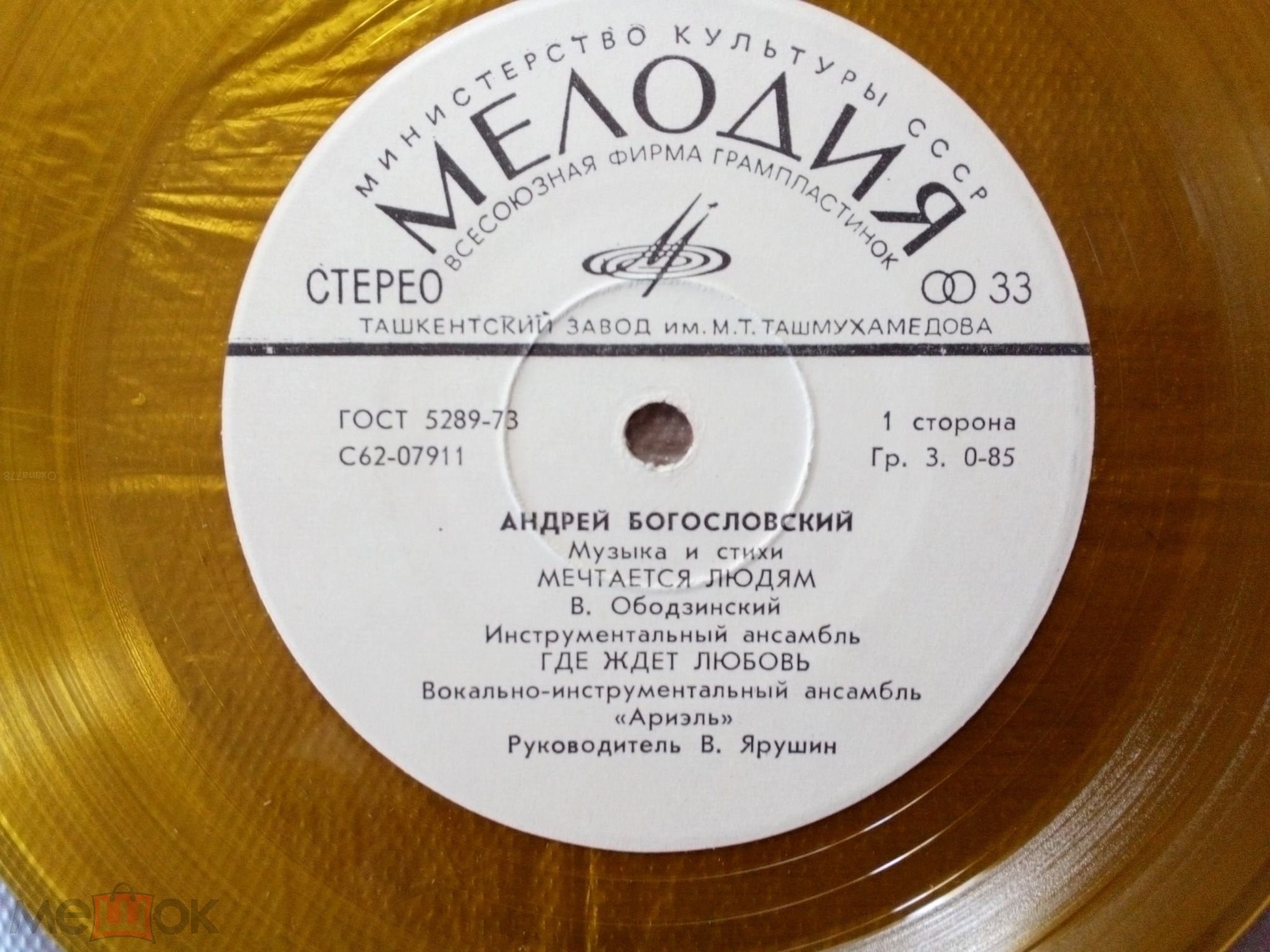 Андрей БОГОСЛОВСКИЙ. Музыка и стихи