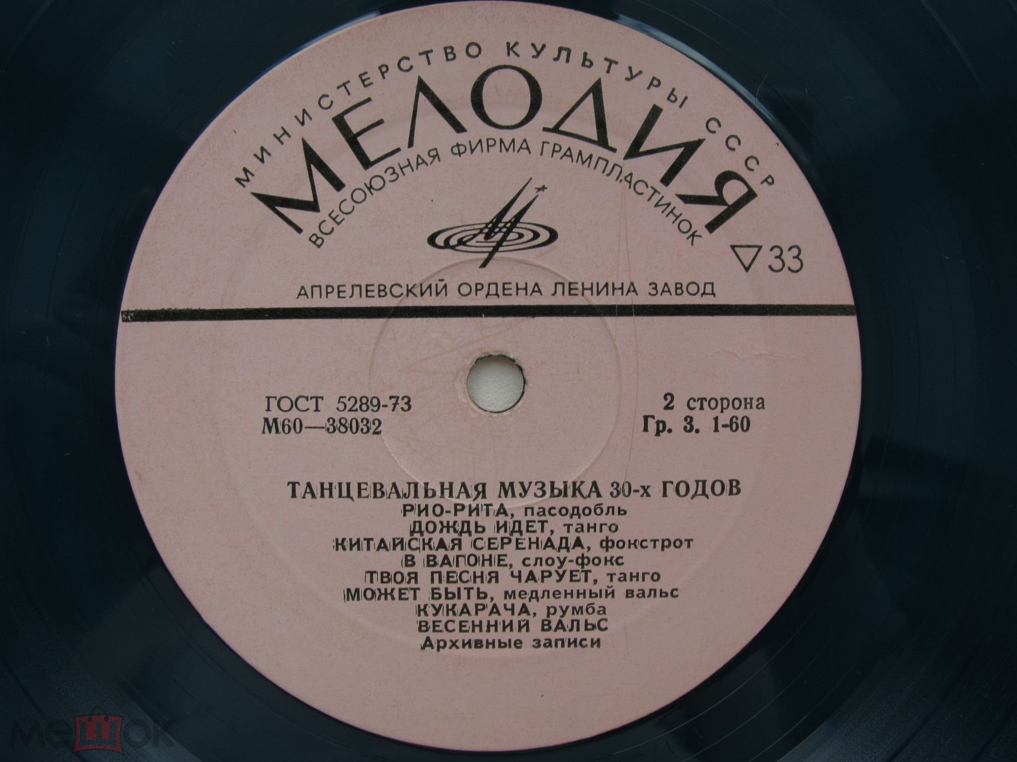 Танцевальная музыка 30-х годов