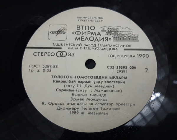 ПЕСНИ Т. ТОМОТОЕВА (1942).