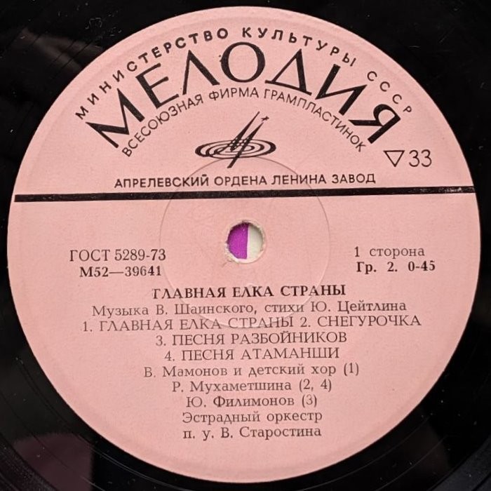 Главная елка страны (Песни)