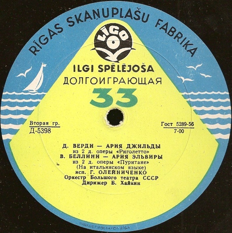 Г. Олейниченко. Арии из опер