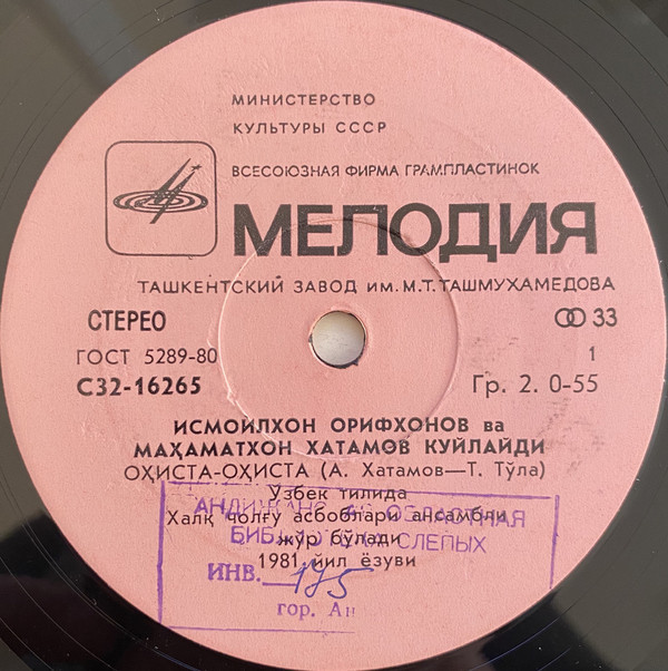 Поют Исмаилхан АРИФХАНОВ и Махаматхан ХАТАМОВ