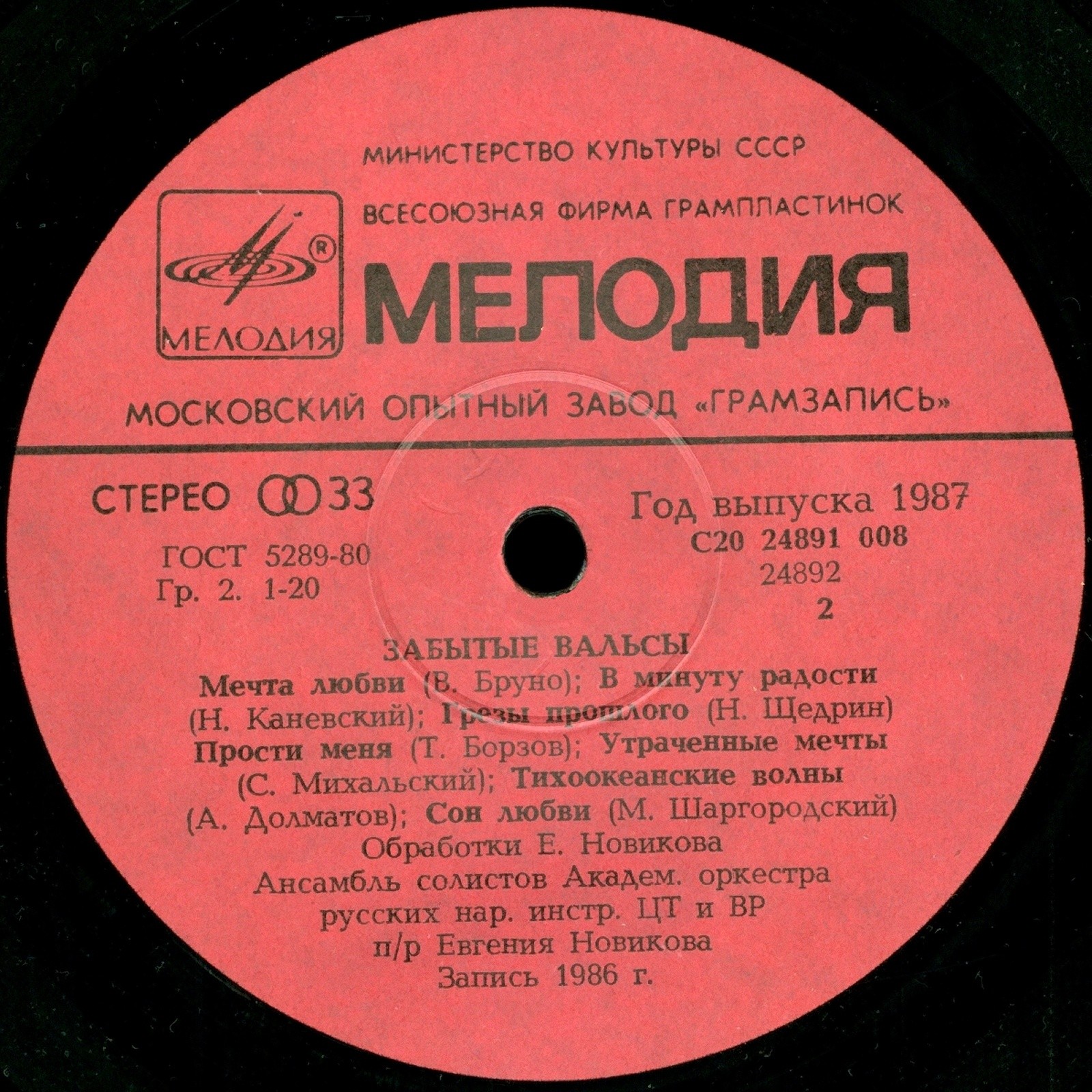 Забытые вальсы