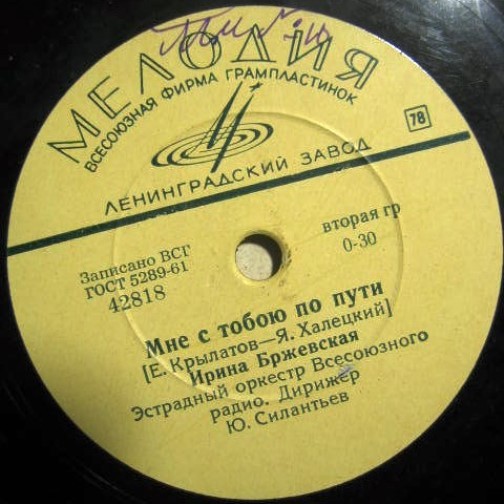 Ирина Бржевская – Вокзалы / Мне с тобою по пути