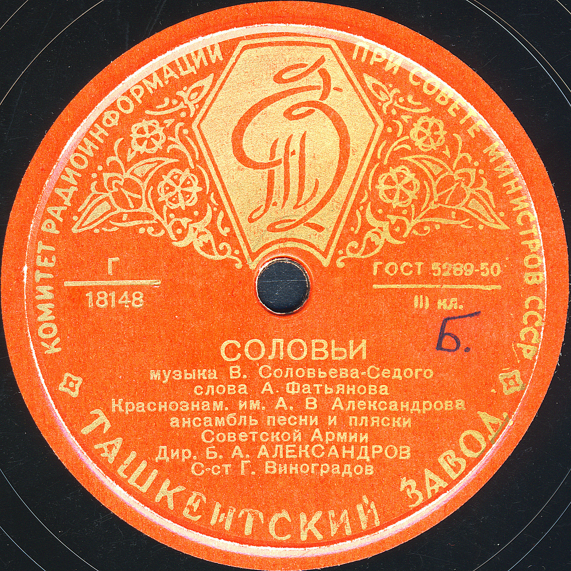 Краснознамённый им. В. А. Александрова ансамбль песни и пляски Советской Армии – Соловьи