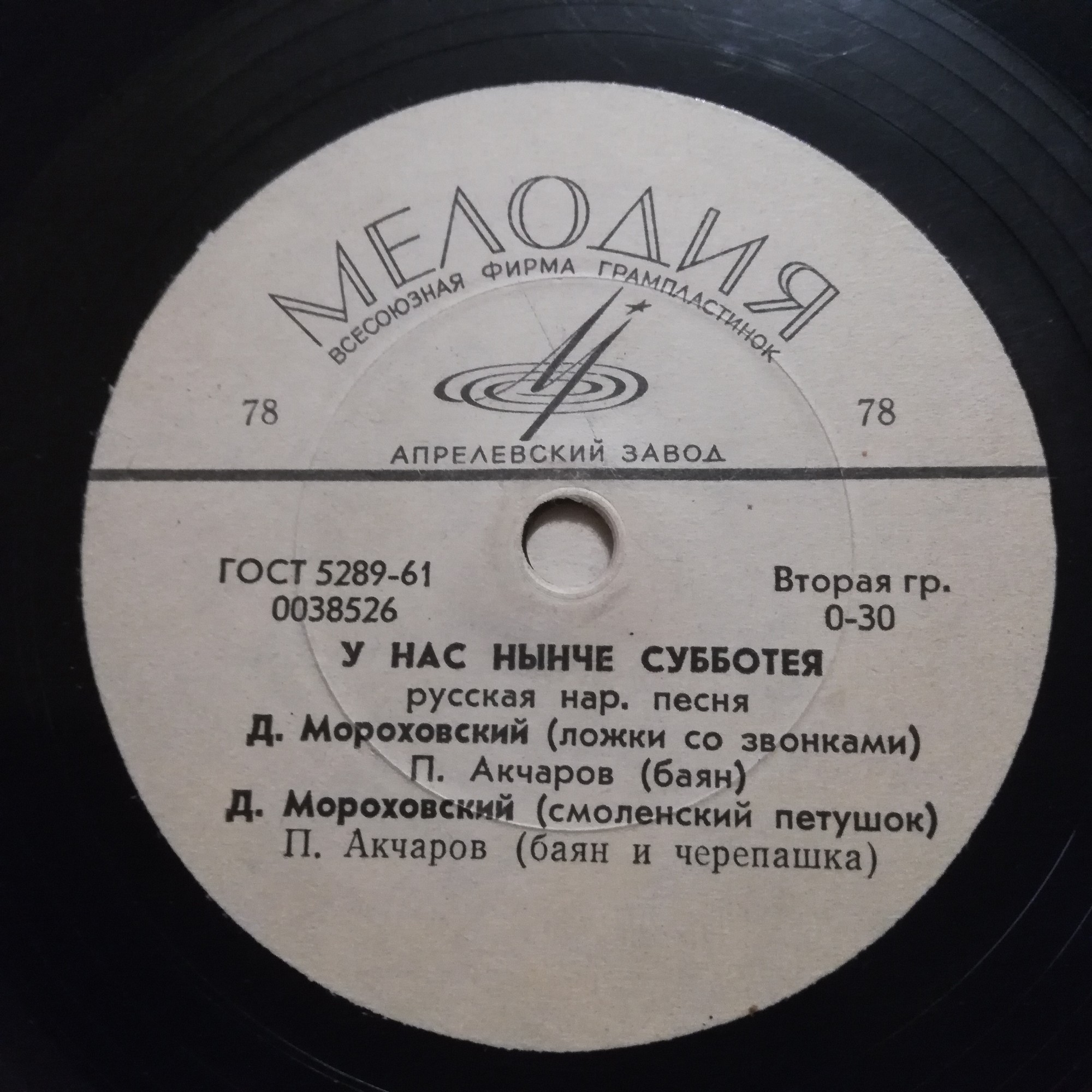 Пыль клубится по дорожке; Как родная меня мать провожала / У нас нынче субботея; Камаринская