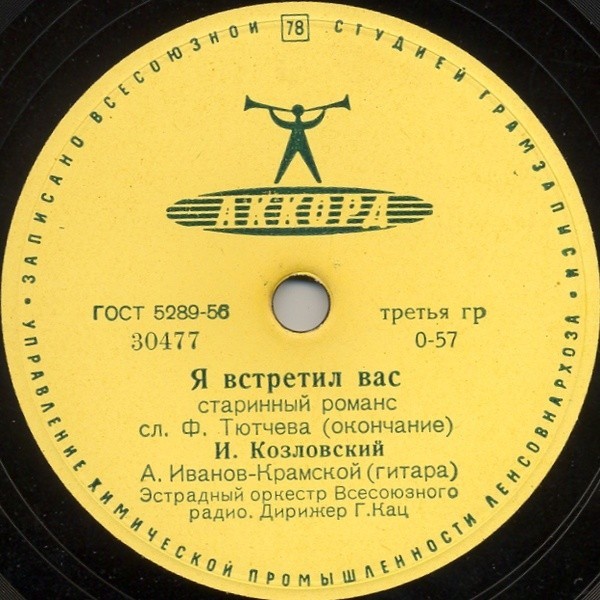И. Козловский — Я встретил вас
