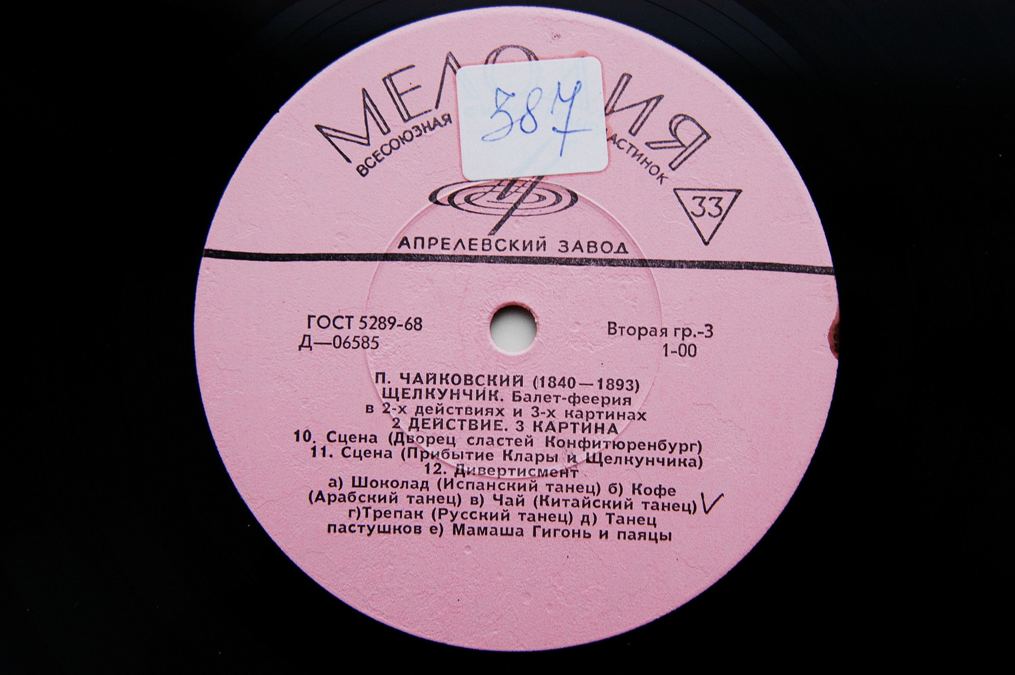 П. ЧАЙКОВСКИЙ. «Щелкунчик», балет в 2-х действиях (Г. Рождественский)