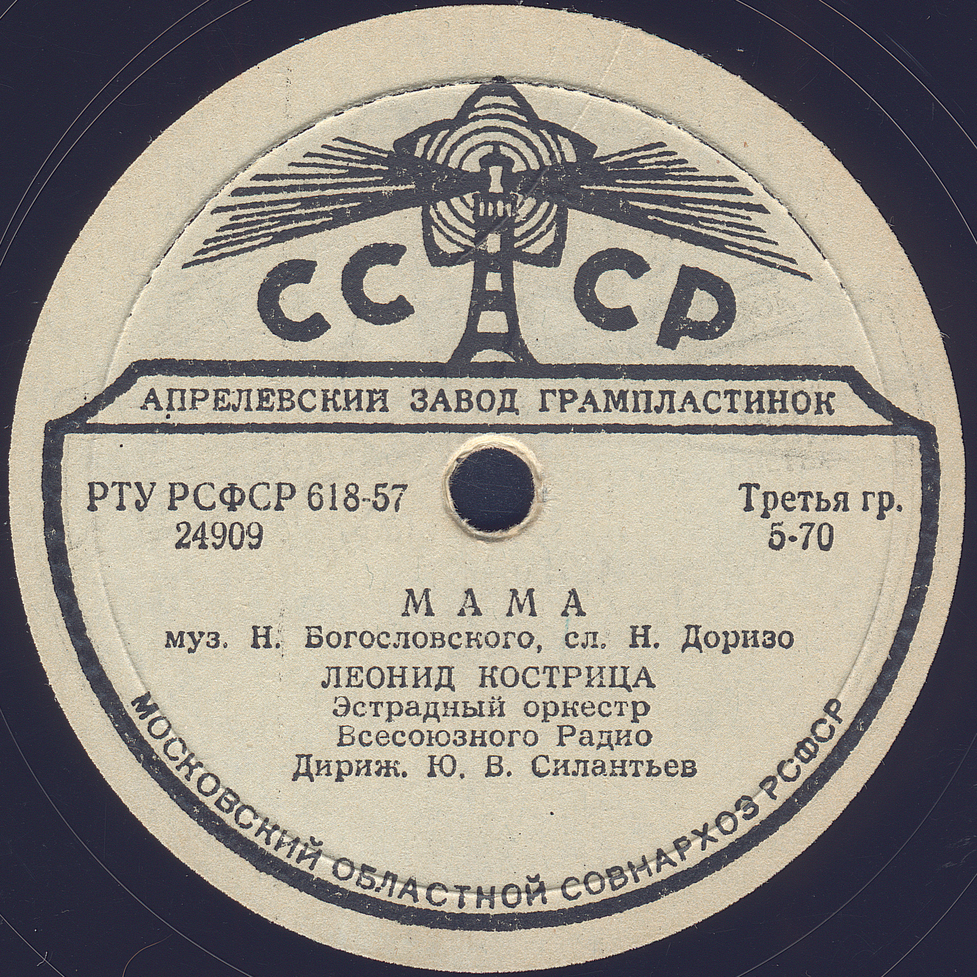 Л. Кострица — Мама / Белокрылые чайки