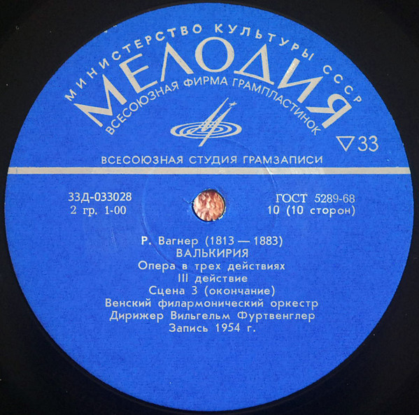 Р. ВАГНЕР. "Валькирия", опера в 3-х д.