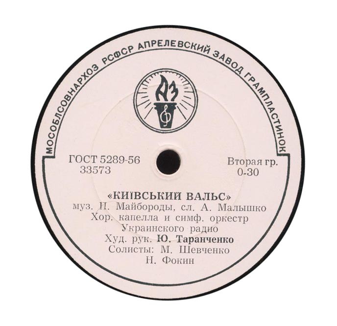 Ти Радянська славна Україна / Київский вальс