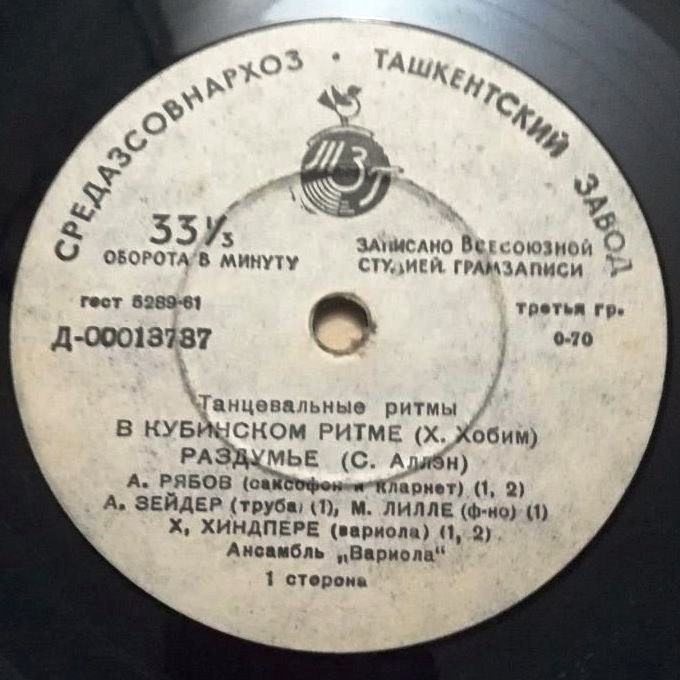 АНСАМБЛЬ "ВАРИОЛА" (Variola) - "Танцевальные ритмы / Tantsurütme"