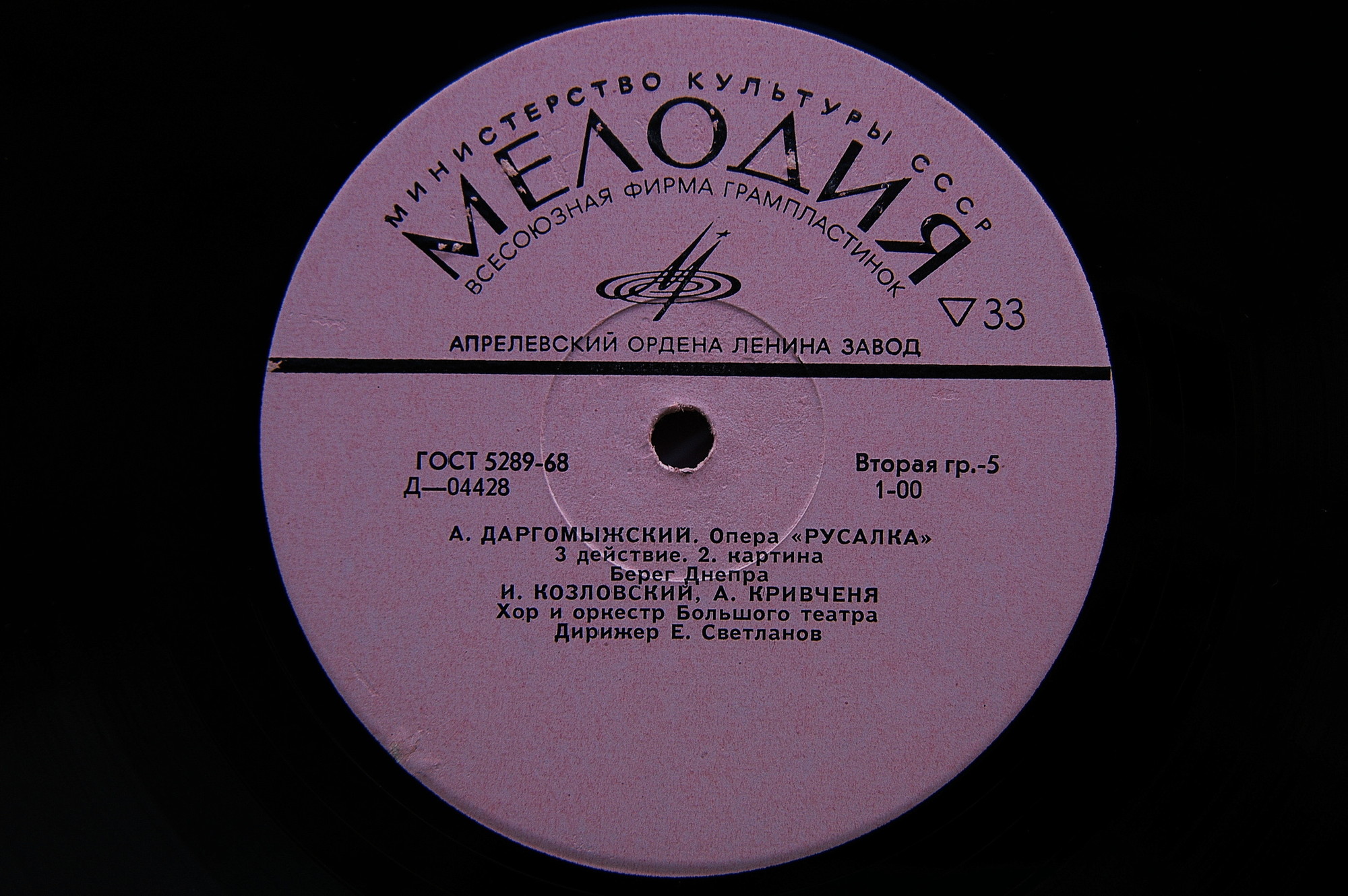 А. Даргомыжский: «Русалка», опера в четырех действиях