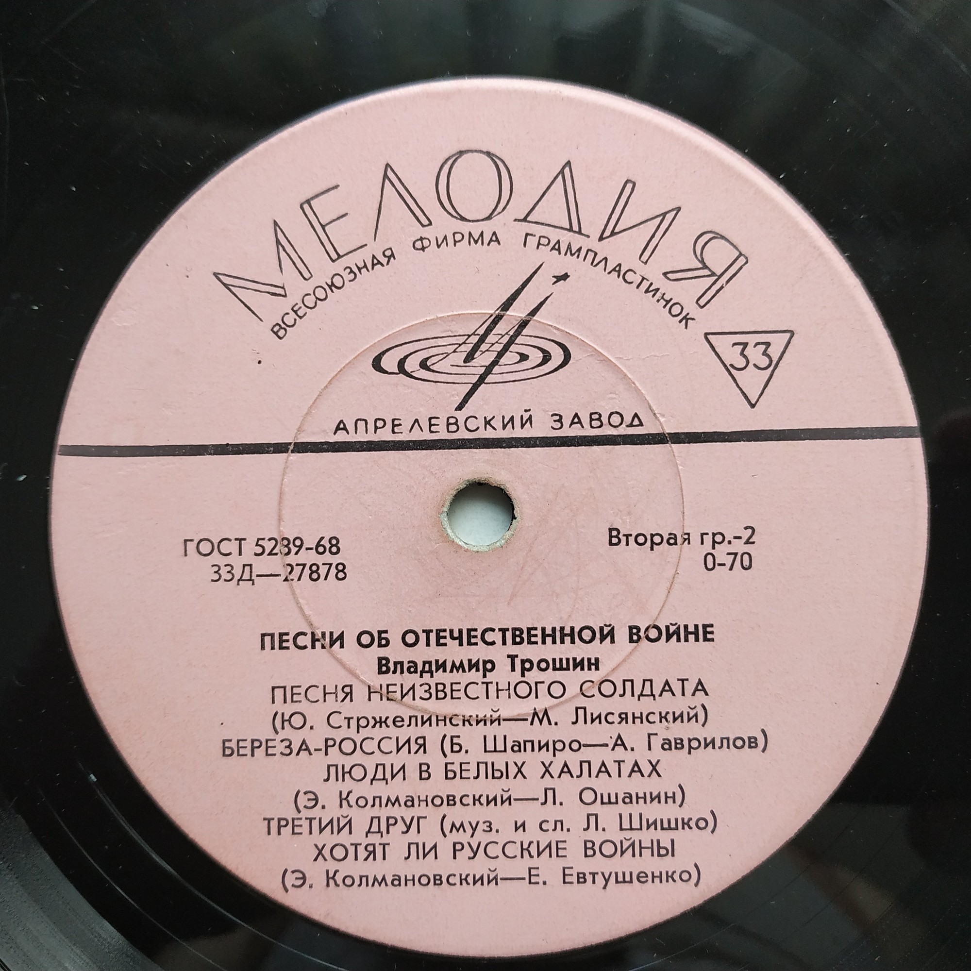 Владимир Трошин. Песни о Великой Отечественной войне