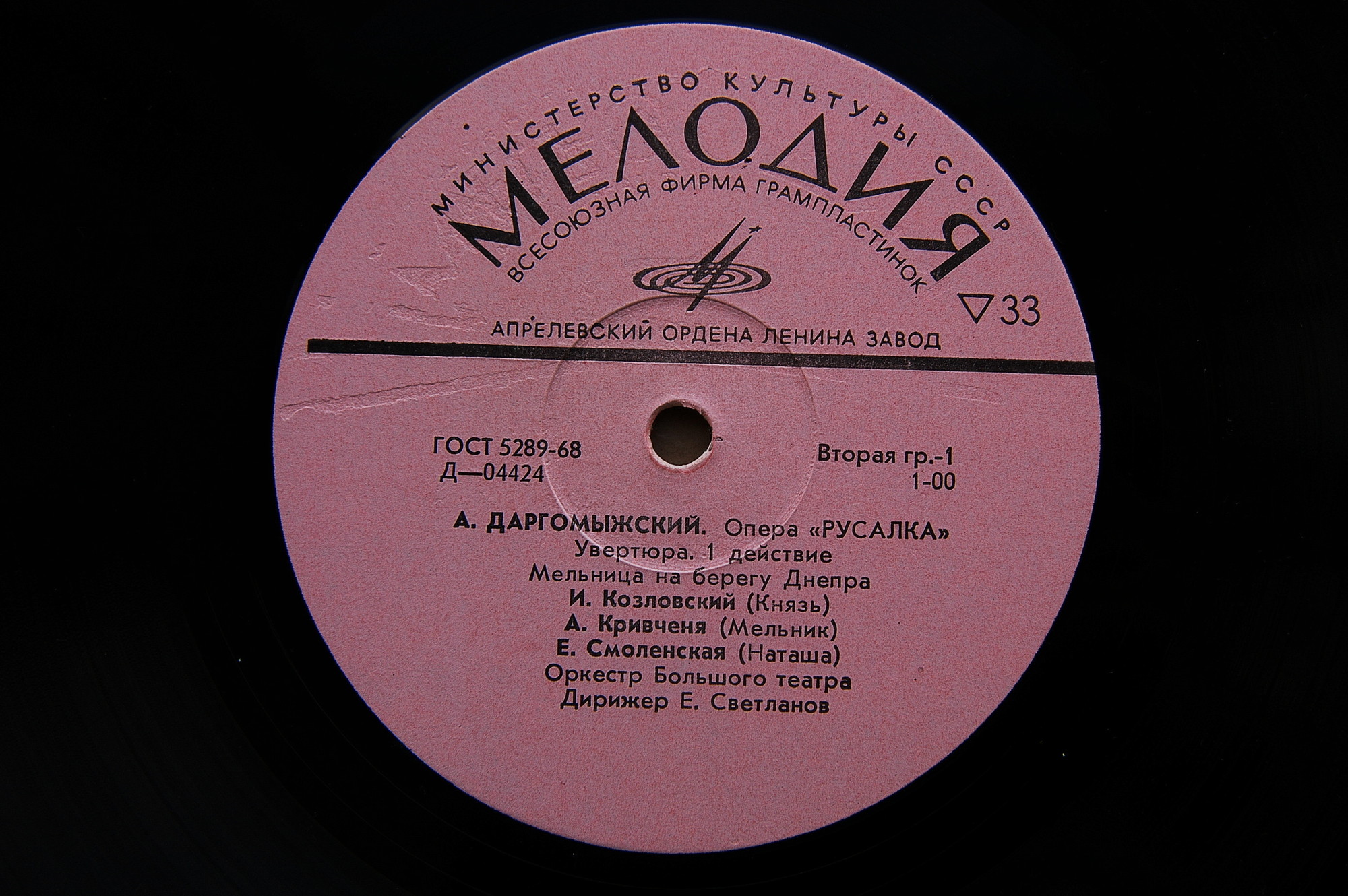 А. Даргомыжский: «Русалка», опера в четырех действиях