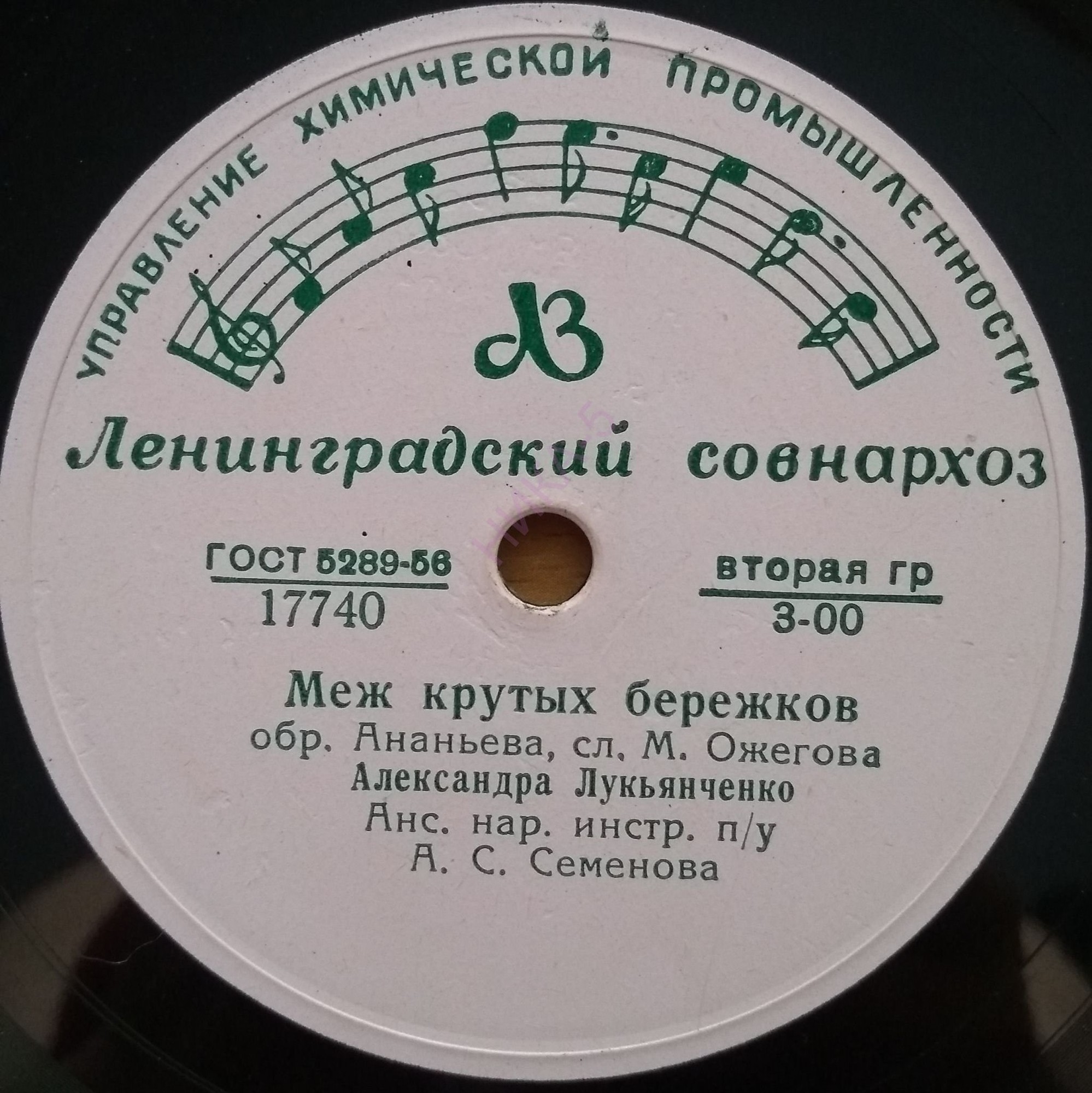 А. Лукьянченко — Меж крутых бережков / Ой, да на речке