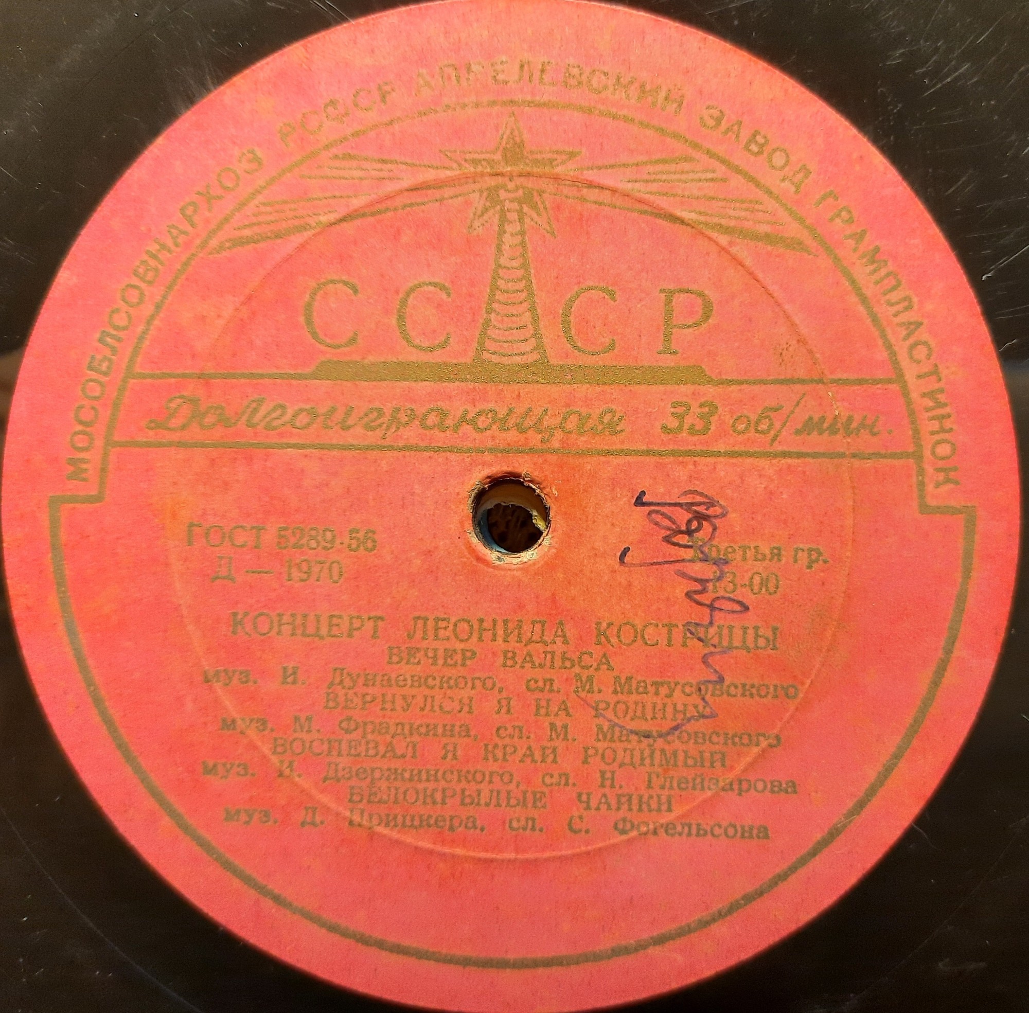 Концерт Леонида Кострицы