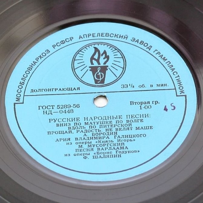 Фёдор ШАЛЯПИН (бас): «Концерт Фёдора Шаляпина»