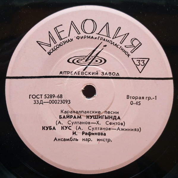 Ида РАФИКОВА (Каракалпакская АССР)