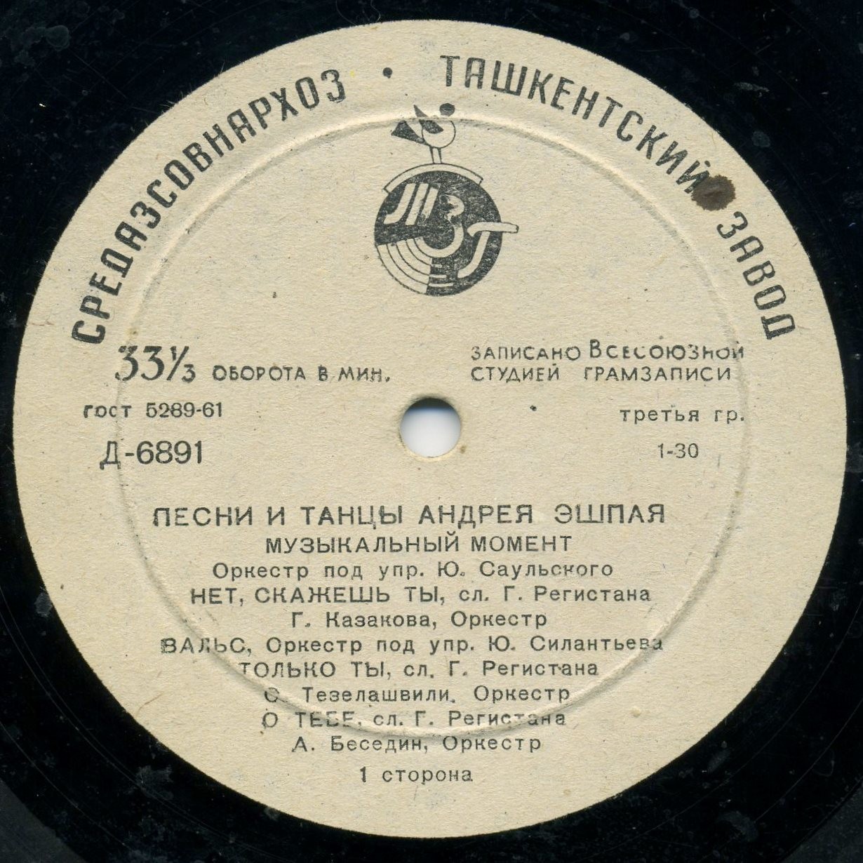 Песни и танцы Андрея Эшпая