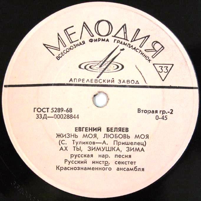 Евгений БЕЛЯЕВ