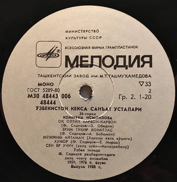 ИСМАИЛОВА Коммуна. «Старейшие мастера искусств Узбекистана», выпуск 24