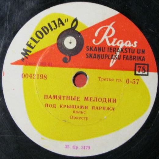 Аргентинское танго / Под крышами Парижа