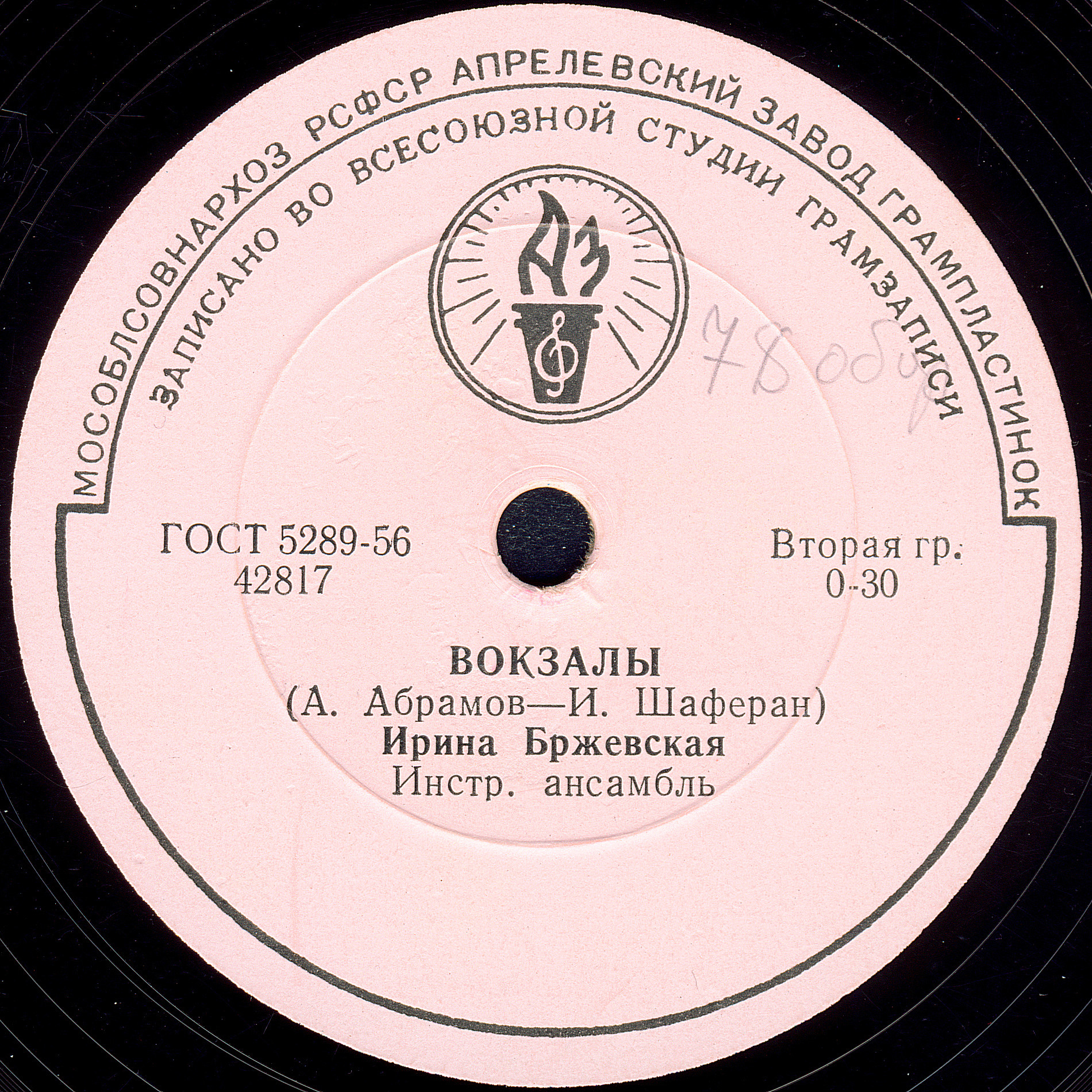 Ирина Бржевская – Вокзалы / Мне с тобою по пути