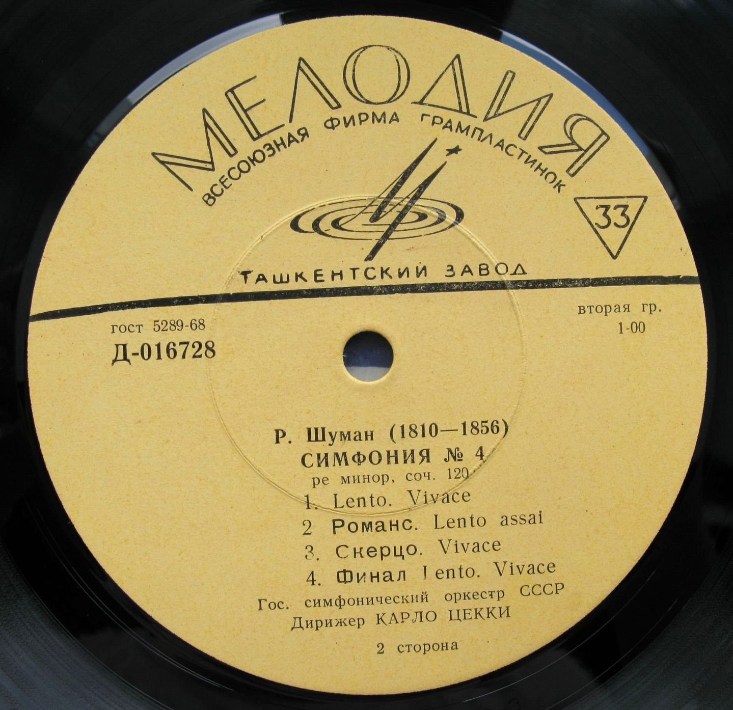 И. Гайдн, Р. Шуман. Дирижирует К. Цекки