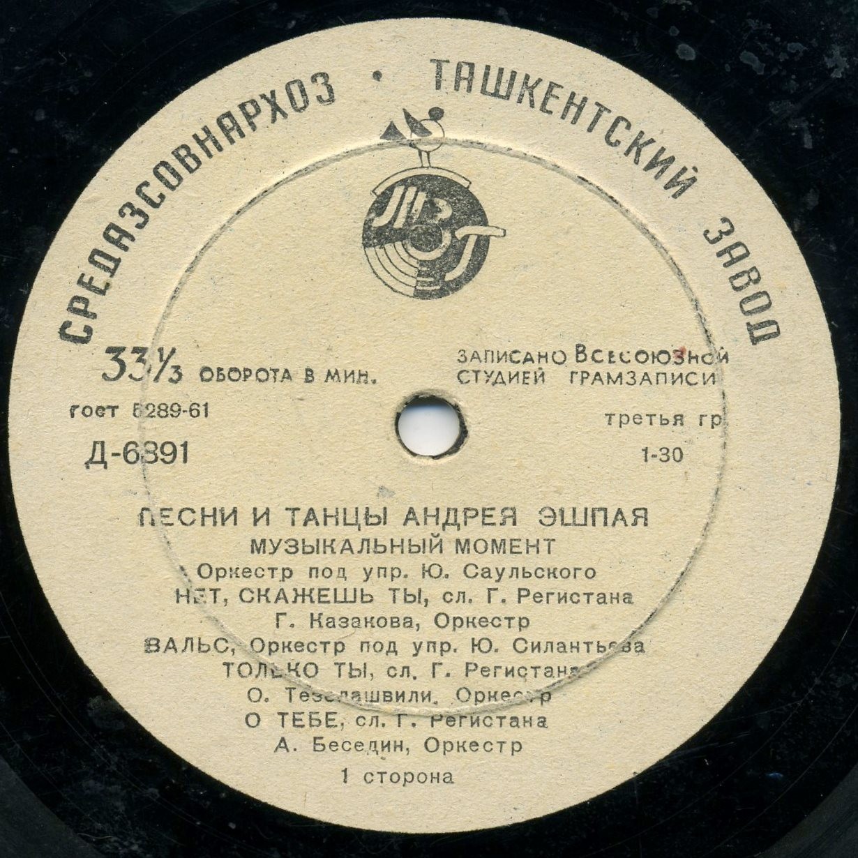 Песни и танцы Андрея Эшпая