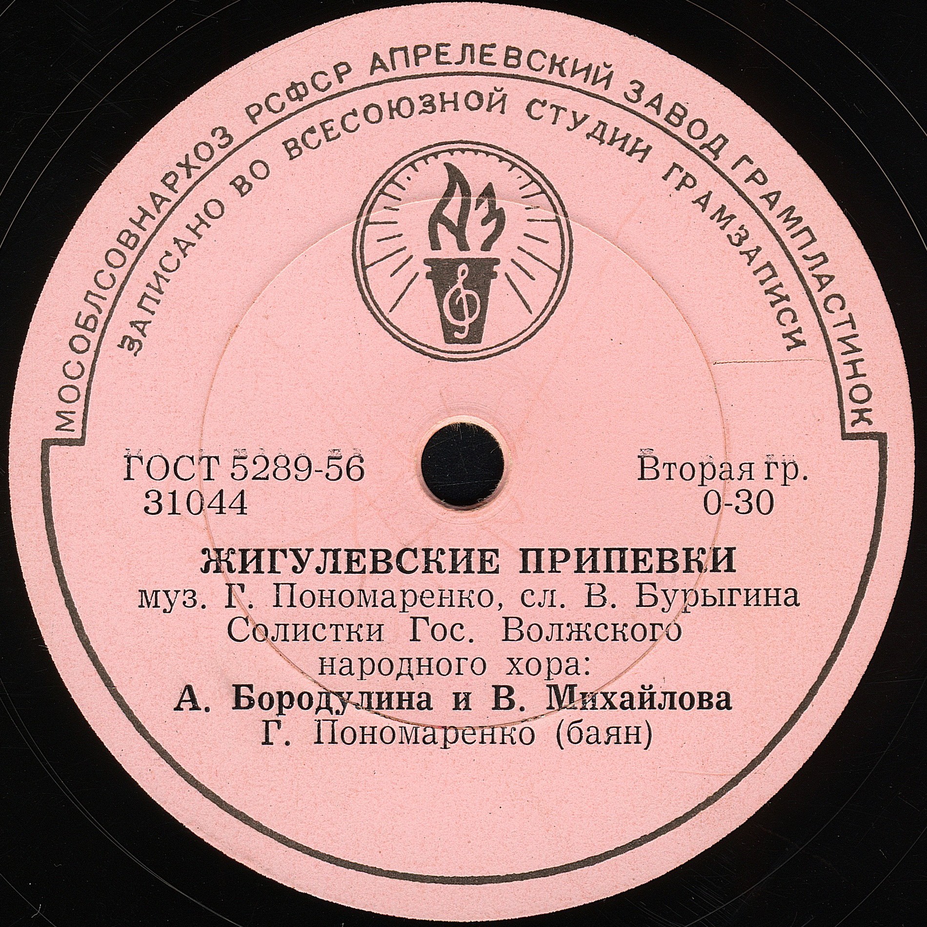 Жигулёвские припевки / Сердечко моё (Волжские страдания)