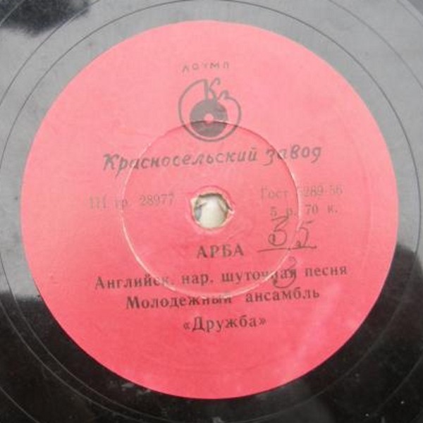Поют участники VI фестиваля. Молодежный ансамбль «Дружба»