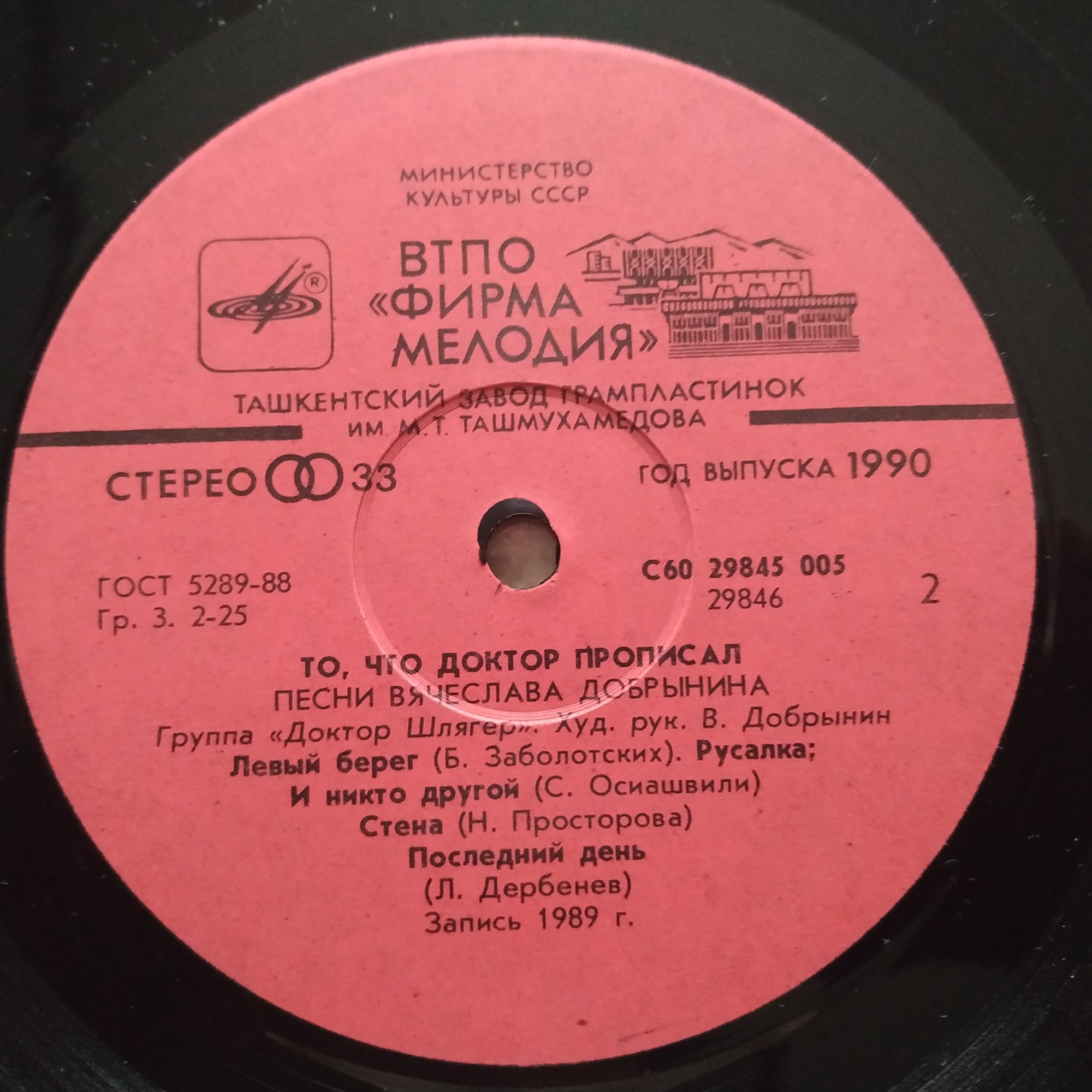 Группа "Доктор Шлягер" - То, что доктор прописал...