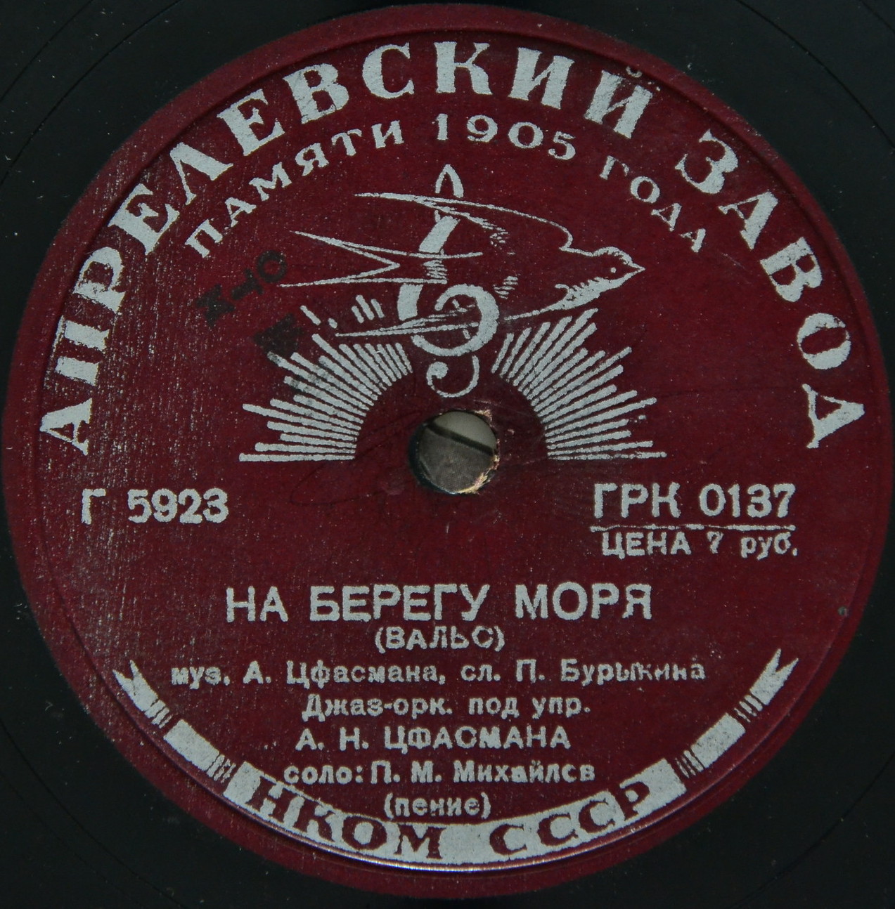 Джаз-оркестр п/у А. Цфасмана — Расставание / На берегу моря