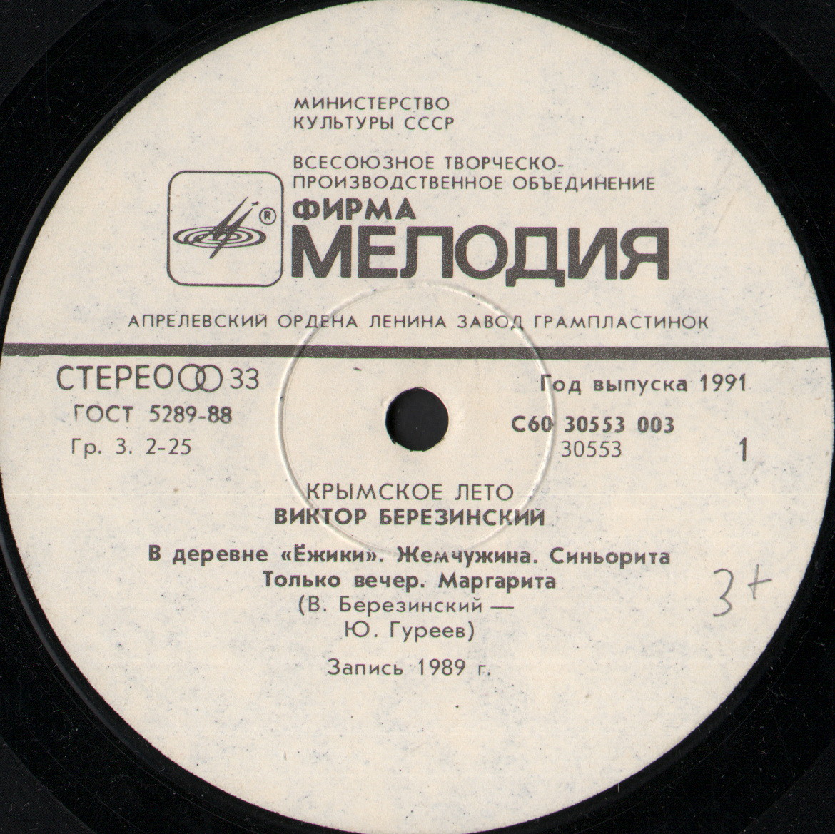 Виктор БЕРЕЗИНСКИЙ. Крымское лето