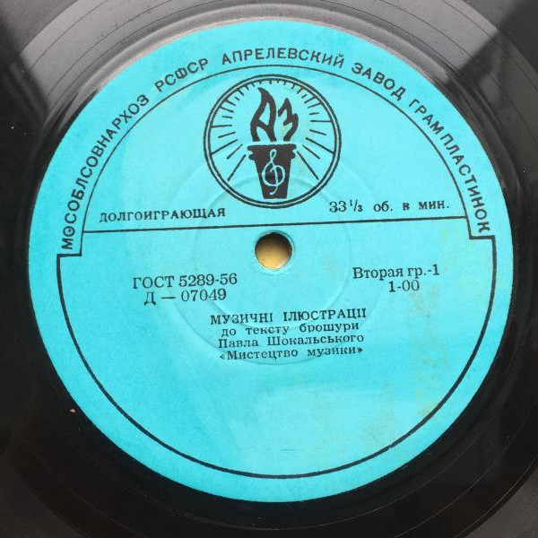 Музичні ілюстрації до тексту брошури Павла Шокальського «Мистецтво музики»