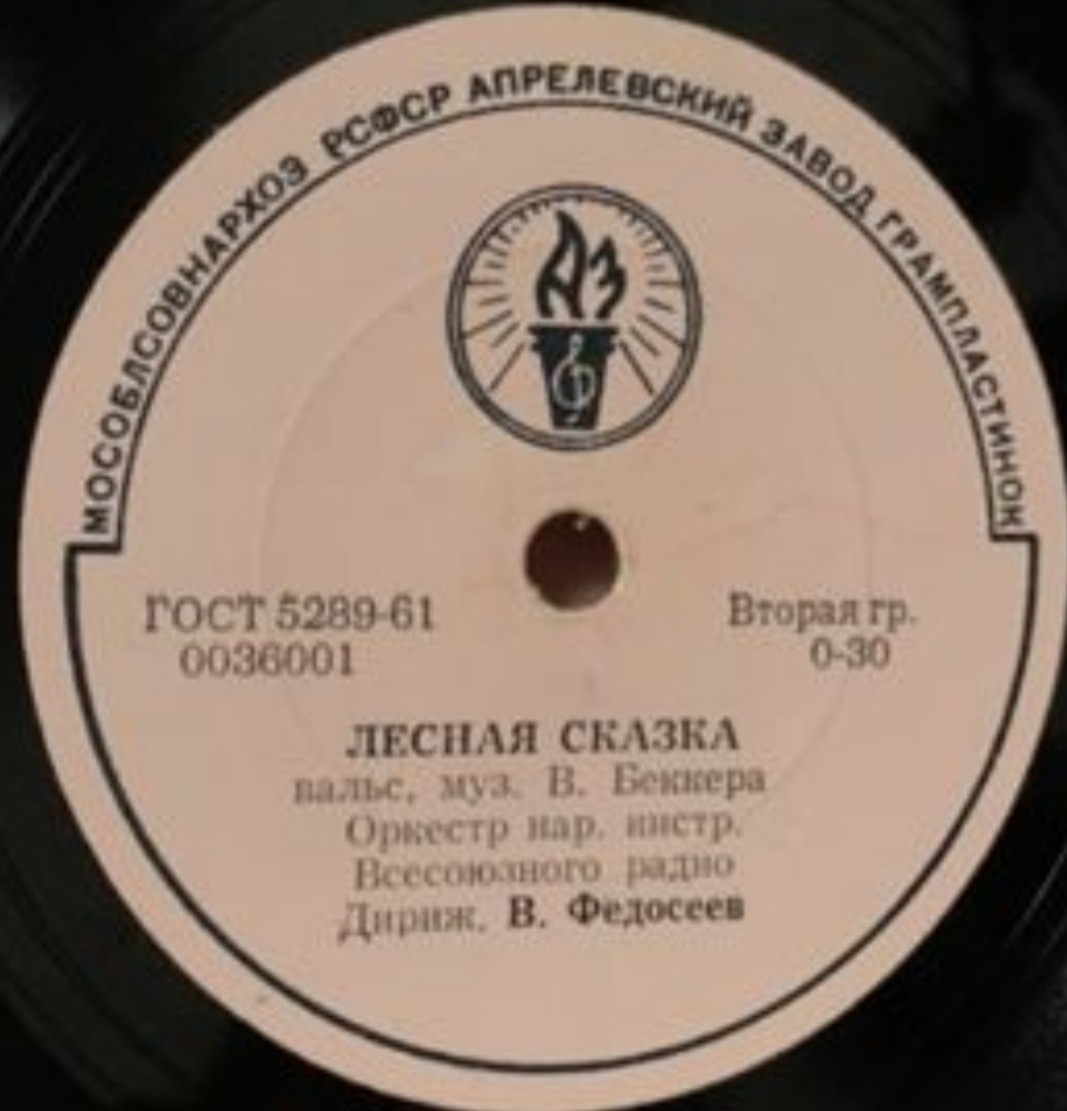 Оркестр нар. инстр. ВР, дир. В. Федосеев — Лесная сказка / Полька