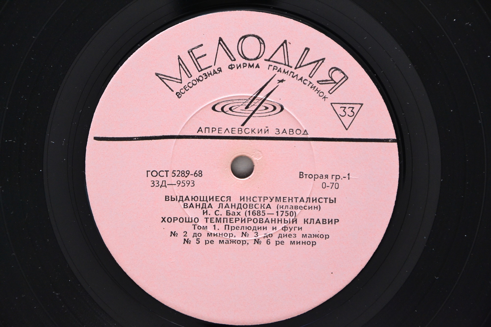 Ванда ЛАНДОВСКА (клавесин, 1879–1959) «И. С. Бах. Хорошо темперированный клавир. Том I» [Выдающиеся инструменталисты]