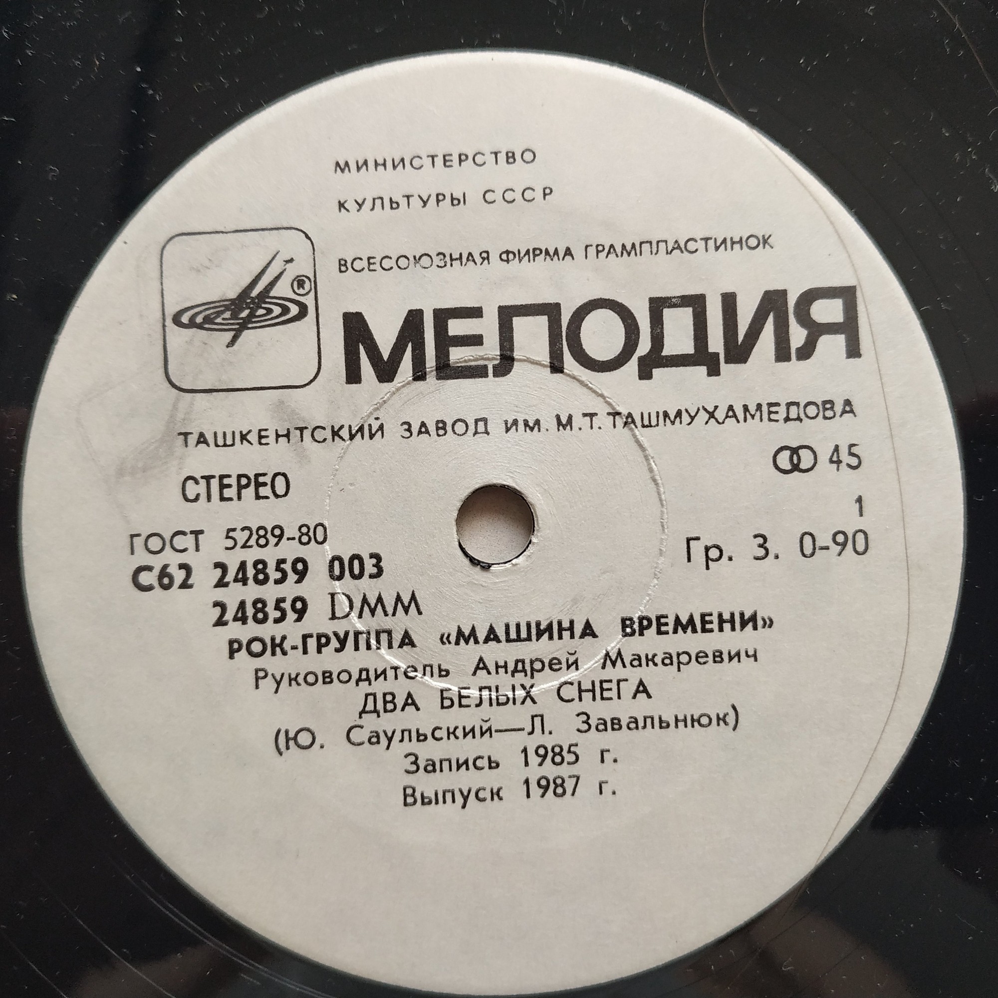 Рок-группа «Машина времени» - Два белых снега