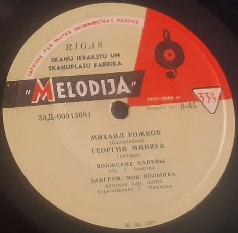 РОЖКОВ Михаил (балалайка) и МИНЯЕВ Георгий (гитара)