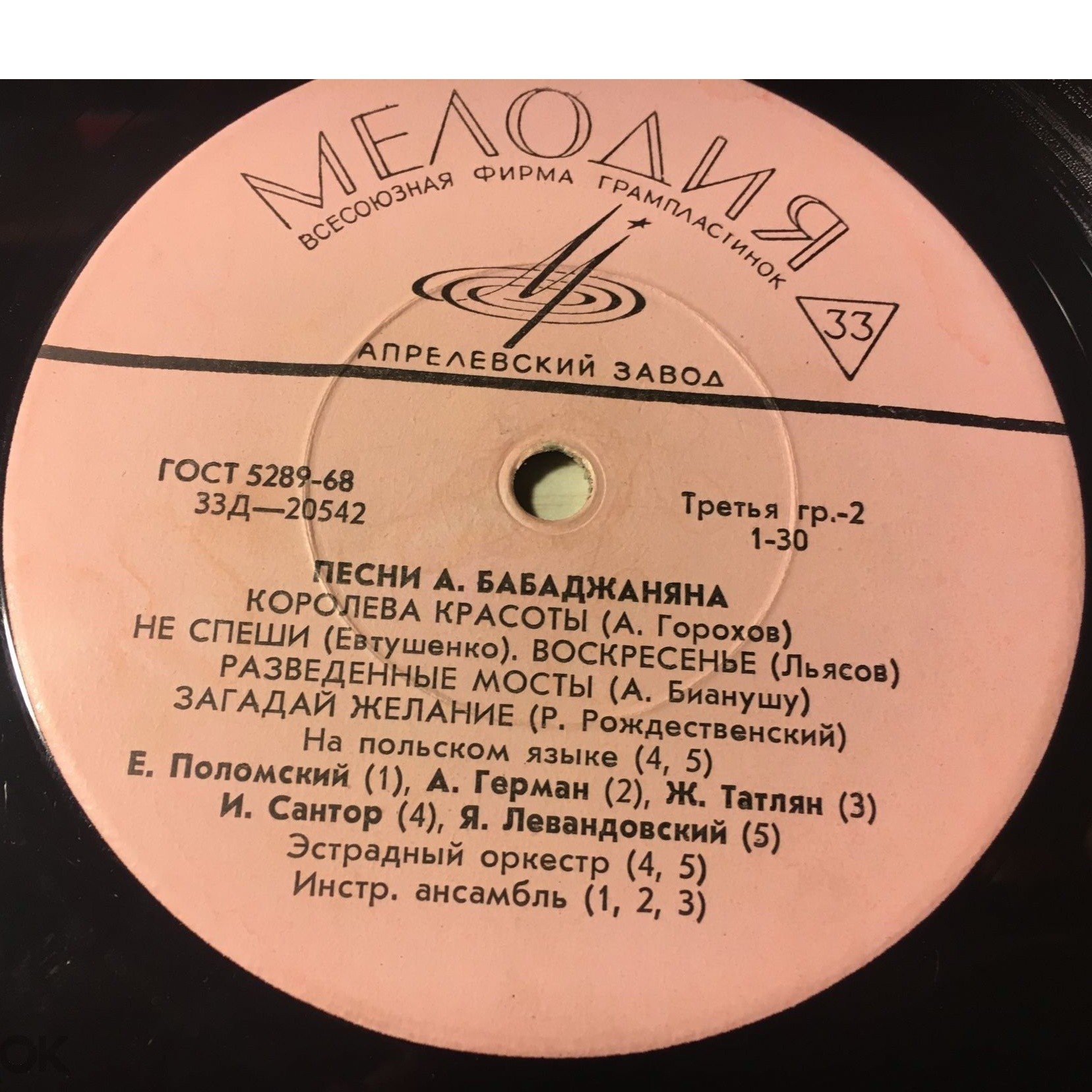 Песни Арно Бабаджаняна