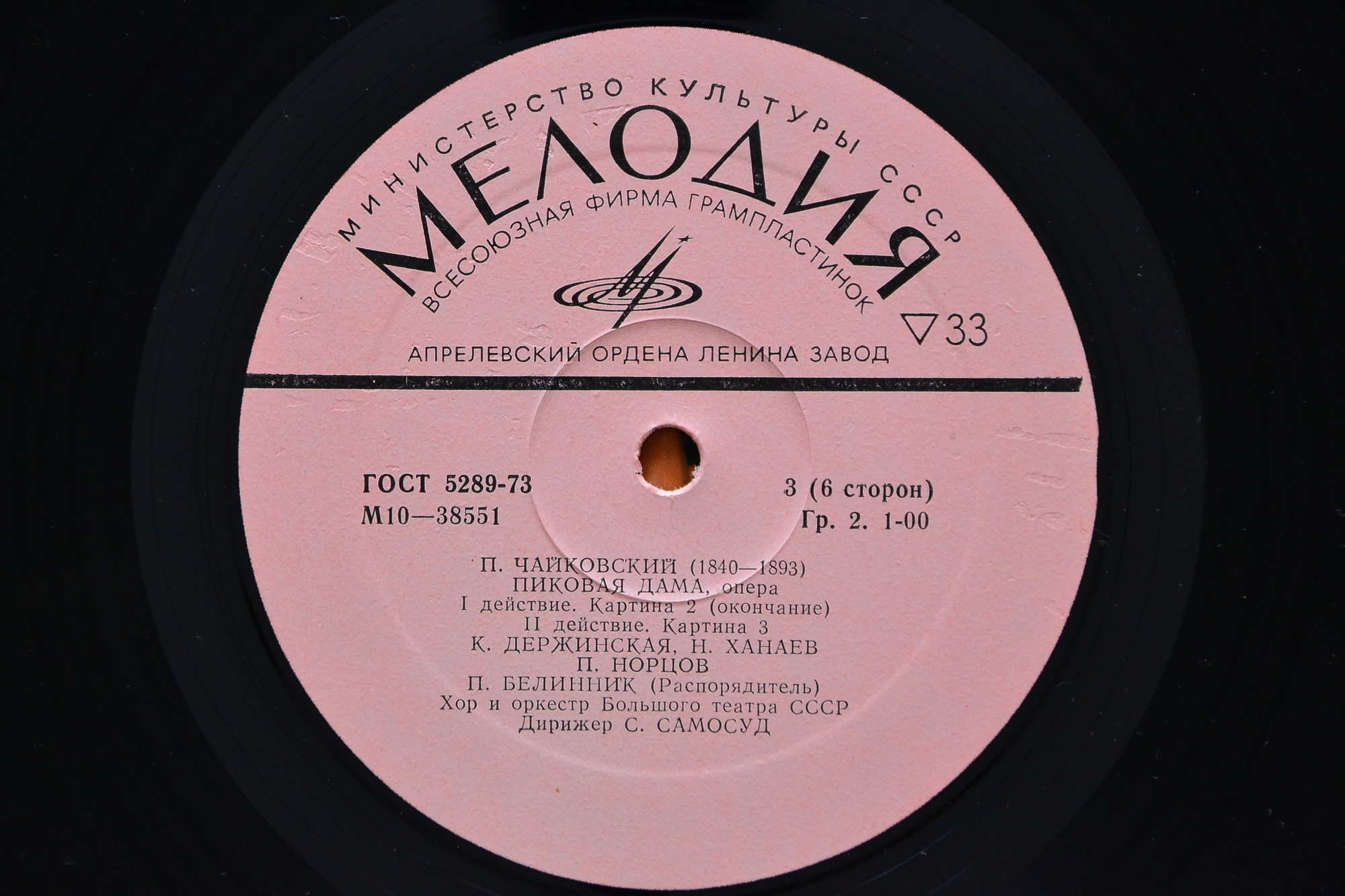 П. ЧАЙКОВСКИЙ. "Пиковая дама", опера в 3 действиях