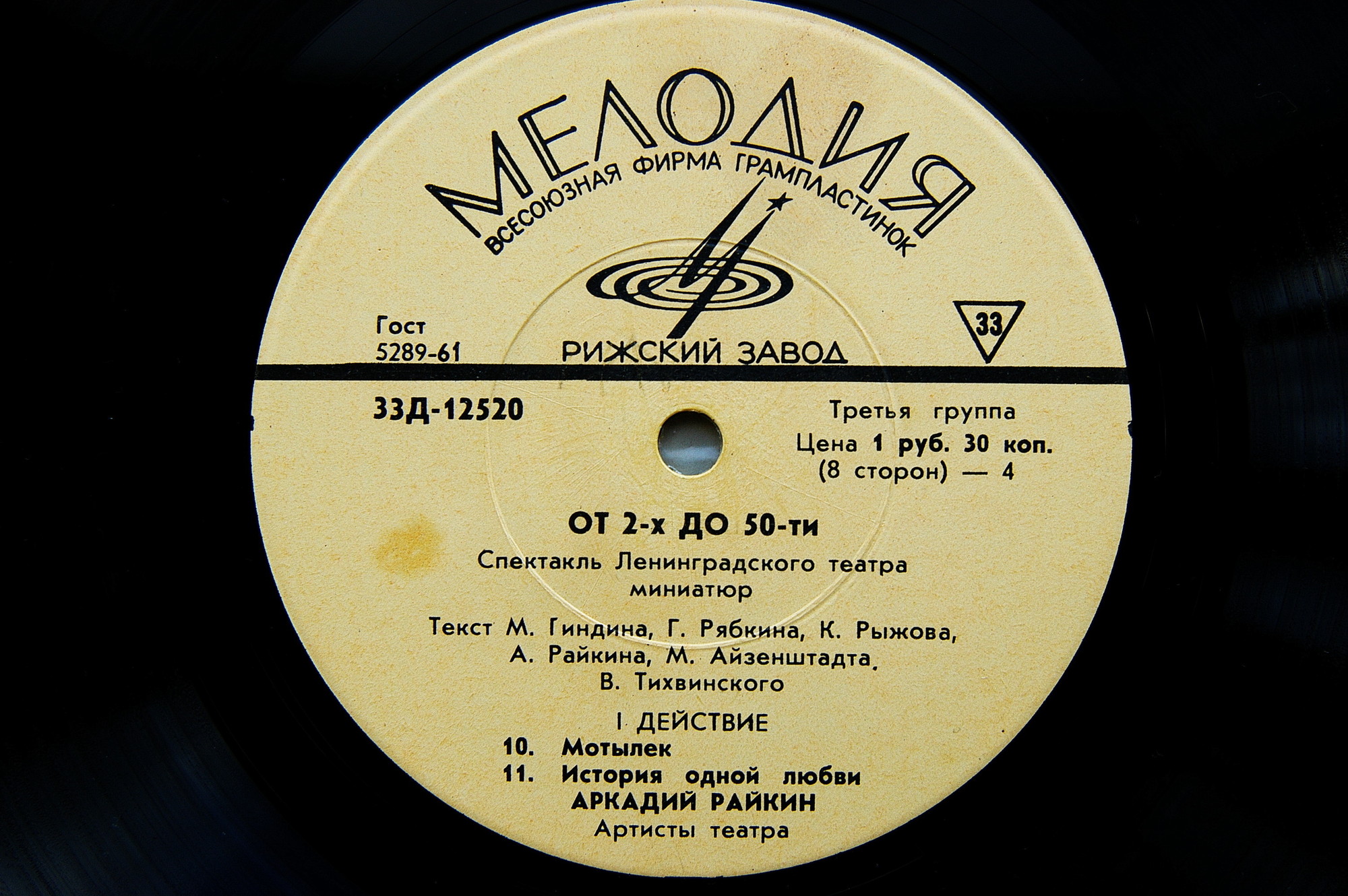 Аркадий Райкин. От двух до пятидесяти