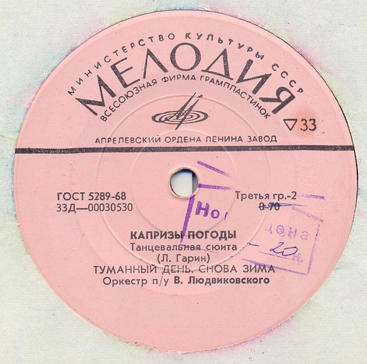 Л. ГАРИН. Капризы погоды (Танцевальная сюита)