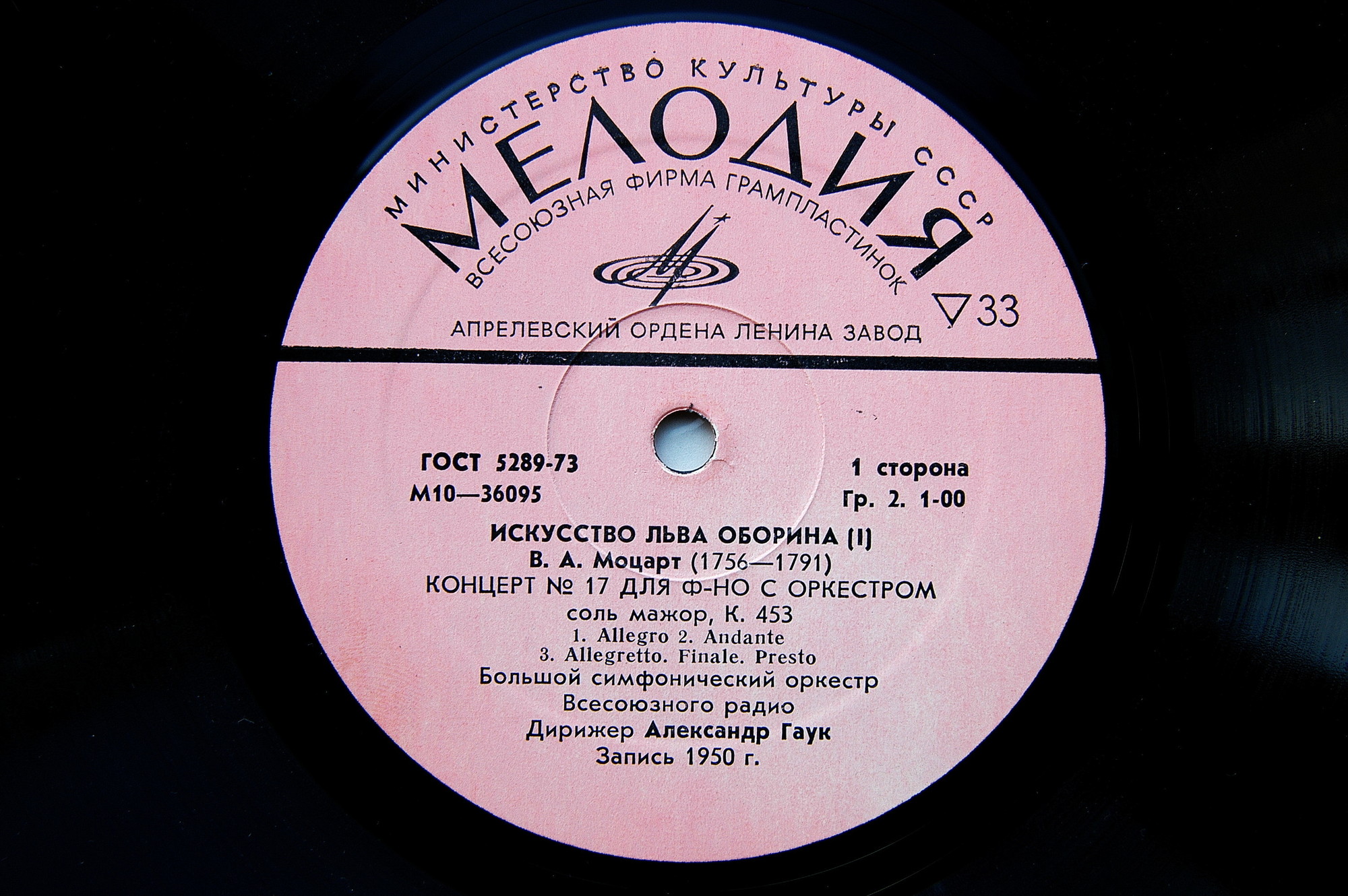 ИСКУССТВО ЛЬВА ОБОРИНА